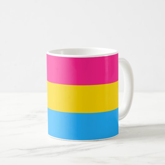 Pansexual Pride (Pan Flag) Koffiemok (Voorkant rechts)