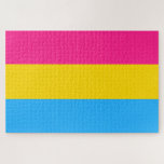 Pansexual Pride (Pan Flag) Legpuzzel<br><div class="desc">Dit ontwerp is voorzien van de Pansexual Pride Flag, die was ontworpen als symbool om de panseksuele gemeenschap te vertegenwoordigen. Het is vergelijkbaar met de regenboogvlag, die wordt gebruikt als symbool voor lesbiennes, homoseksuelen, biseksuelen, transgenders en iedereen in de gemeenschap. De vlag wordt gebruikt om de zichtbaarheid en erkenning van...</div>