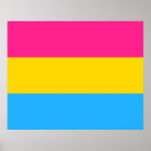 Pansexual Pride (Pan Flag) Poster (Voorkant)