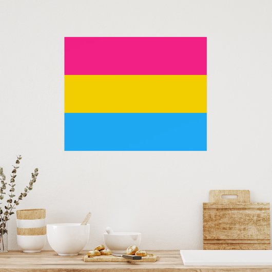 Pansexual Pride (Pan Flag) Poster (Keuken)