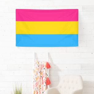 Pansexual Pride (Pan Flag) Spandoek