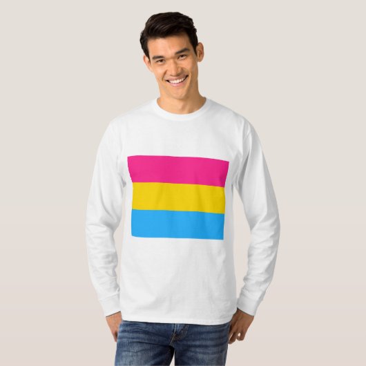 Pansexual Pride (Pan Flag) T-shirt (Voorkant volledig)