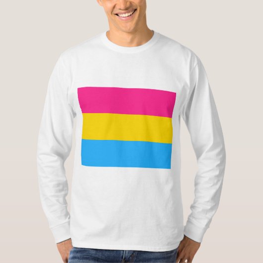 Pansexual Pride (Pan Flag) T-shirt (Voorkant)