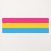 Pansexual Pride (Pan Flag) Yogamat (Achterkant (horizontaal))