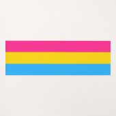 Pansexual Pride (Pan Flag) Yogamat (Voorkant (horizontaal))