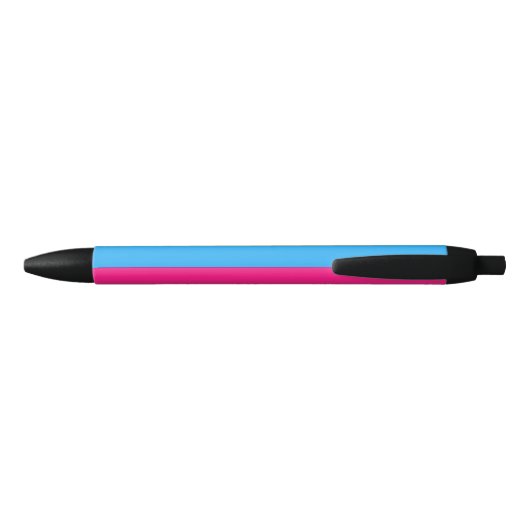 Pansexual Pride (Pan Flag) Zwarte Inkt Pen (Achterkant)