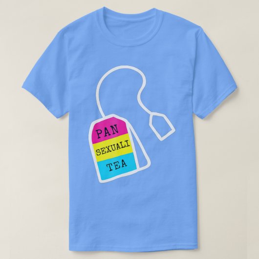 Pansexual Pride Pansexualitea T-shirt (Design voorkant)