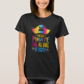Pansexual Pride Pirate Lgbetq Month I Soort all Si T-shirt (Voorkant)
