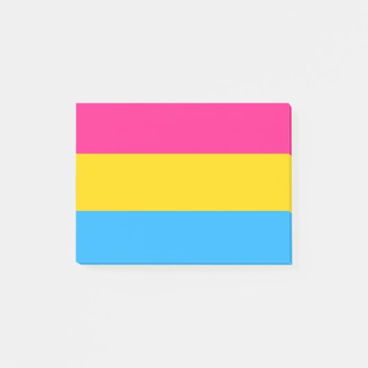 Pansexual Pride Post-it® Notes (Voorkant)