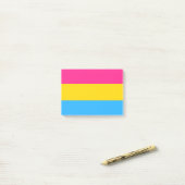 Pansexual Pride Post-it® Notes (Op bureau)