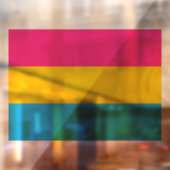 Pansexual Pride Raamsticker (Vel 2)