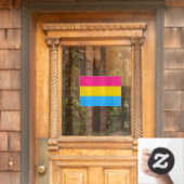 Pansexual Pride Raamsticker (Huis Deur)
