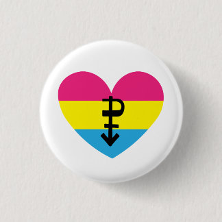 Pansexual Pride Ronde Button 3,2 Cm