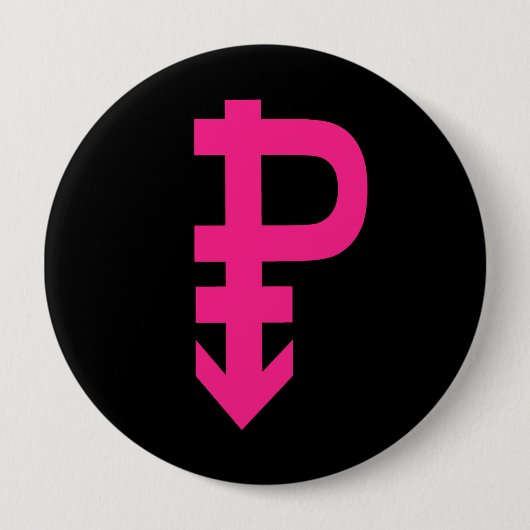 Pansexual Pride - Ronde Button 4,0 Cm (Voorkant)