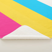 Pansexual Pride Sherpa Blanket Sherpa Deken (3/4)