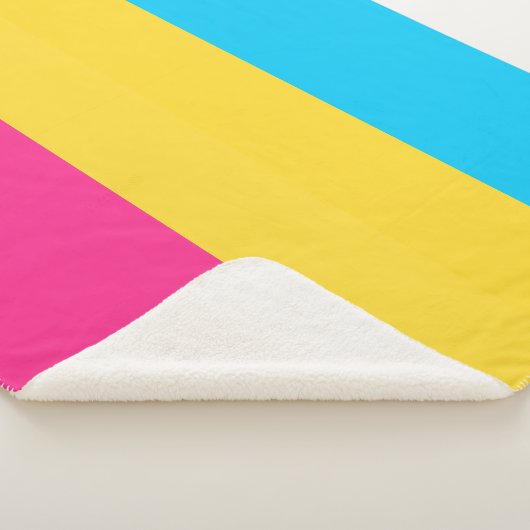 Pansexual Pride Sherpa Blanket Sherpa Deken (3/4)