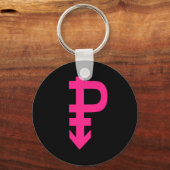 Pansexual Pride - Sleutelhanger (Voorkant)