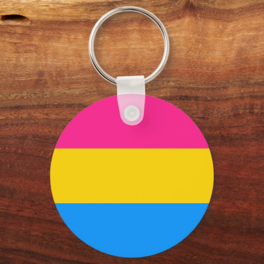 Pansexual Pride sleutelhanger (Voorkant)