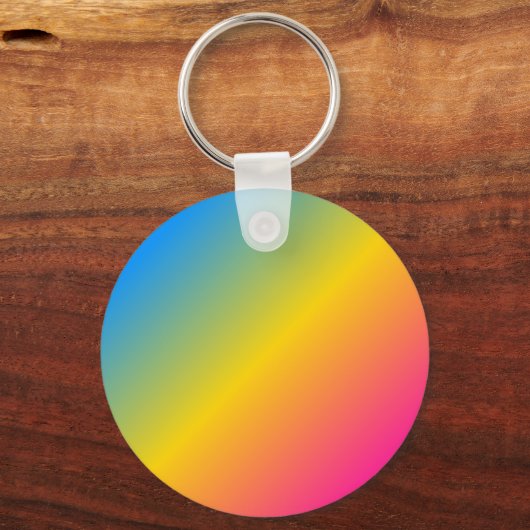 Pansexual Pride sleutelhanger - verloop (Voorkant)