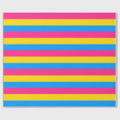 PANSEXUAL PRIDE STRIPES DESIGN - PNG.NL CADEAUPAPIER (Vlak)