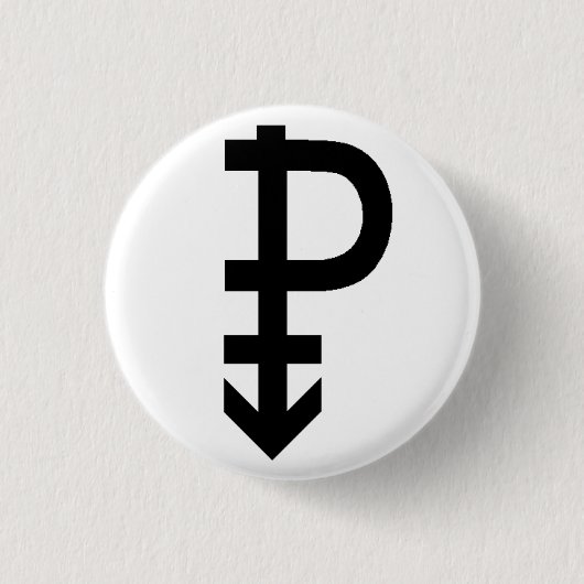 Pansexual Pride Symbol Ronde Button 3,2 Cm (Voorkant)