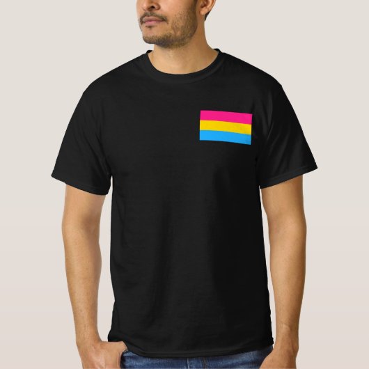 Pansexual Pride T-shirt (Voorkant)