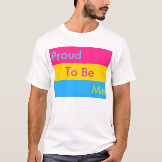 Pansexual Pride T-shirt (Voorkant)
