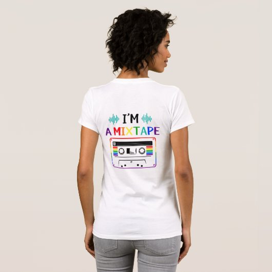 Pansexual Pride T-shirt (Achterkant volledig)