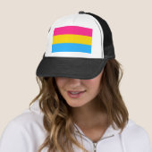Pansexual Pride Trucker Pet (In situ)