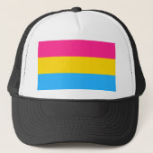 Pansexual Pride Trucker Pet (Voorkant)