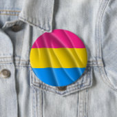 PANSEXUAL PRIDE VLAG GOLVEND ONTWERP - 2014 PRIDE. RONDE BUTTON 4,0 CM (In situ)