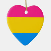 Pansexual pride vlag keramisch ornament (Rechts)