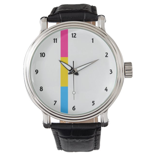 Pansexual Pride Watch Horloge (Voorkant)