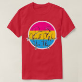 Pansexual Pride Wave Your Flag T-shirt (Design voorkant)