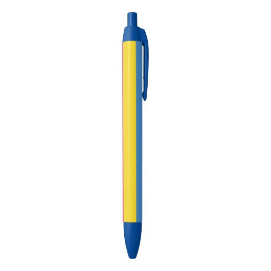 Pansexual Pride Zwarte Inkt Pen (Achterkant (Verticaal))
