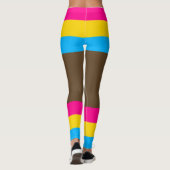 Pansexual PrideFaux Shorts & Benen Leggings (Achterkant)