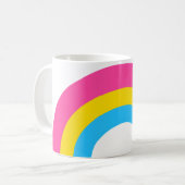 Pansexual Rainbow Pride Flag Cute Koffiemok (Voorkant links)