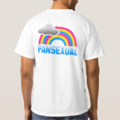 PANSEXUAL RAINBOW T-SHIRT (Achterkant)