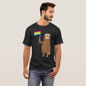 Pansexual Sloth Pansexual T-shirt (Voorkant volledig)