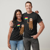 Pansexual Sloth Pansexual T-shirt (Unisex)