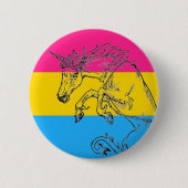 Pansexual Unicorn Button (Voorkant)