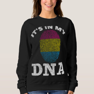 Pansexual Vingerafdruk Zijn In Mijn DNA Pan Pride  Trui