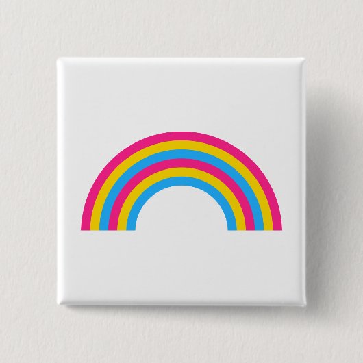 Pansexualiteit Button regenboogpride (Voorkant)