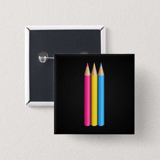 Pansexuality pride Button (Voorkant /achterkant)