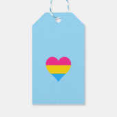 Pansexuality pride cadeaulabel (Achterkant)