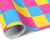 Pansexuality pride colors Wrapping Paper Cadeaupapier (Rol Hoek)