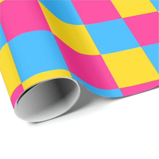 Pansexuality pride colors Wrapping Paper Cadeaupapier (Rol Hoek)
