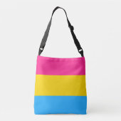 Pansexuality pride crossbody tas (Achterkant)