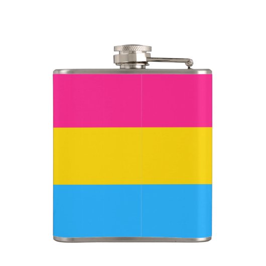 Pansexuality Pride flag Heupfles (Achterkant)