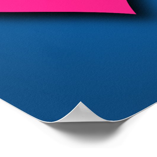 Pansexuality pride harten Poster (Hoek)